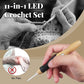 11-in-1 LED-Häkelset