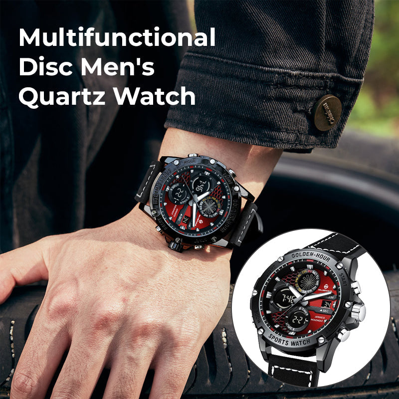 Multifunktions-Quarz-Scheibenuhr