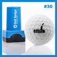 Golfballstempel, selbstfärbender Golfballstempel