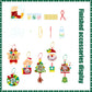 Weihnachtsdeko-DIY-Materialpaket aus Filz
