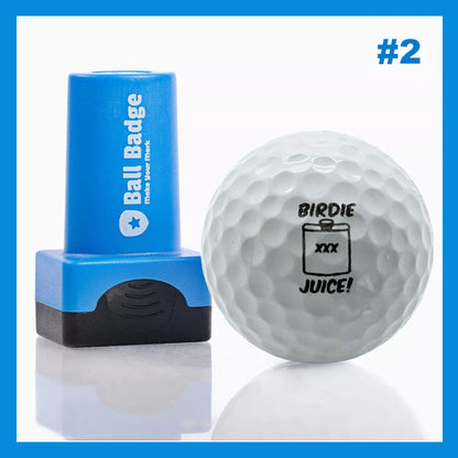 Golfballstempel, selbstfärbender Golfballstempel